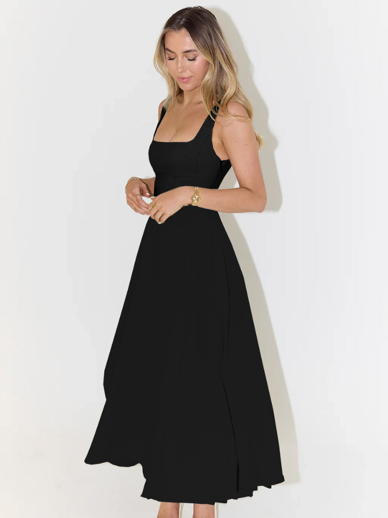 Tessa™ | Ajattoman elegantti midimekko ranskalaisella viehätyksellä